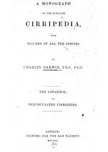 A MONOGRAPH ON THE SUB-CLASS CIRRIPEDIA, THE LEPADIDAE OR PEDUNCULATED CIRRIPEDES Darwin Ch.  1851