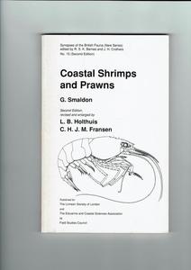 COASTAL SHRIMPS AND PRAWNS - SYNOPSES OF THE BRITISH FAUNA N° 15 Smaldon G. Holthuis L.B., Fransen C.H.J.M. 1993