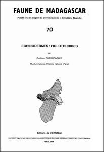 ECHINODERMES : HOLOTHURIDES Cherbonnier G.  1988