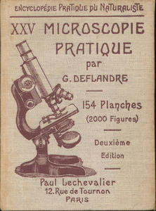 MICROSCOPIE PRATIQUE Deflandre G.  1947