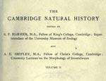 THE CAMBRIDGE NATURAL HISTORY, Volume II Harmer S.F. Shipley A.E. 1901