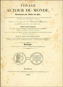 VOYAGE AUTOUR DU MONDE ENTREPRIS PAR ORDRE DU ROI Freycinet, Louis Claude Desaulses de  1824
