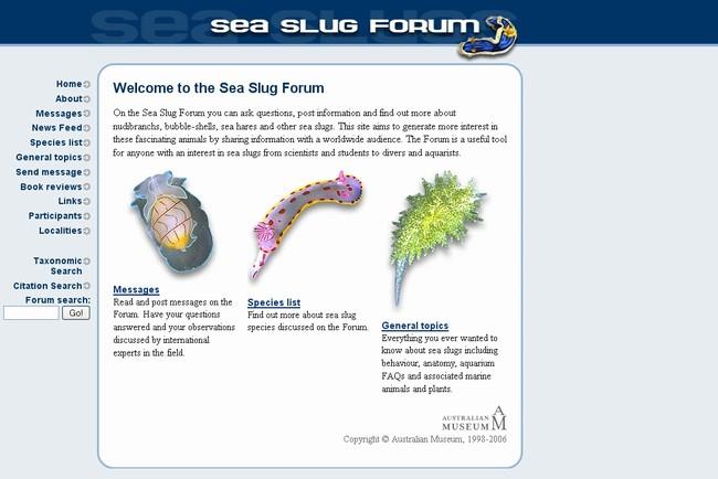 Des problèmes pour Sea Slug Forum