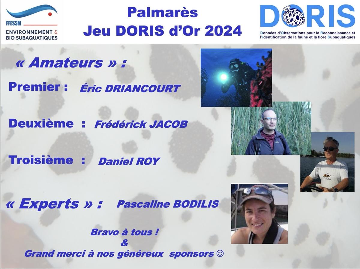 Gagnants JeuDORIS d'Or 2024