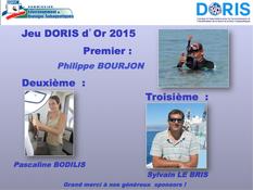 Palmarès Jeu DORIS d'Or 2015