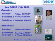 Palmarès Jeu DORIS d'Or 2016