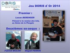 Palmarès JeuDORIS d'Or 2014