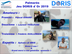 Palmarès JeuDORIS d'Or 2019