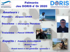 Palmarès JeuDORIS d'Or 2020